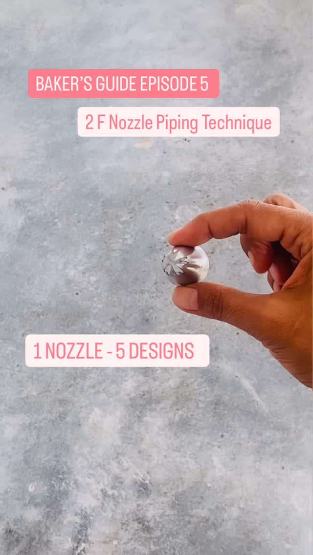 Ep. 5 - 2 F Piping Techniques 

Are you struggling to choose among the nozzles, and which one is best to use, and which one is best for an investment, here are informative reel, which helps you understand how to use nozzle for icing and decorating your cakes and cupcakes 🧁 

2- F Nozzle purchased from @sainikethbakersmart_blr 

#bakinghacks #bakingtips #baking #icinganddecorating #tips #tutorial #education #reels #reels #instagram #feed #instagramfeed #learnwithcakeomania