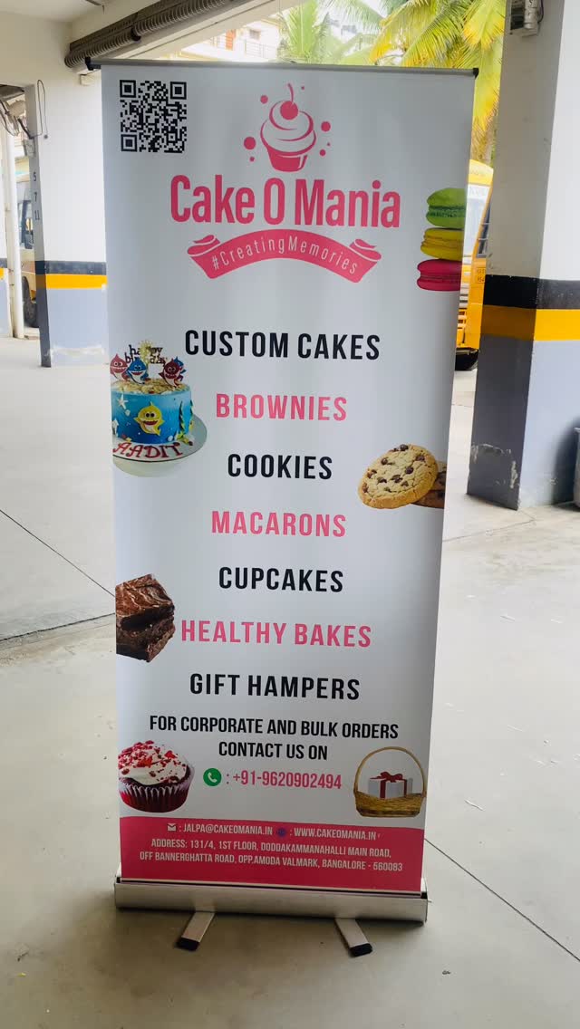 We are at @carmelacademyblr with our yummy delights & goodies 🧁